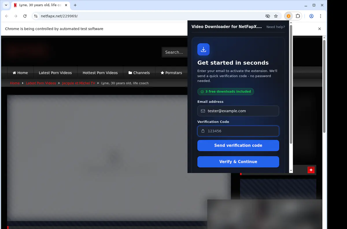 Netfapxnet Video Downloader screenshot 4